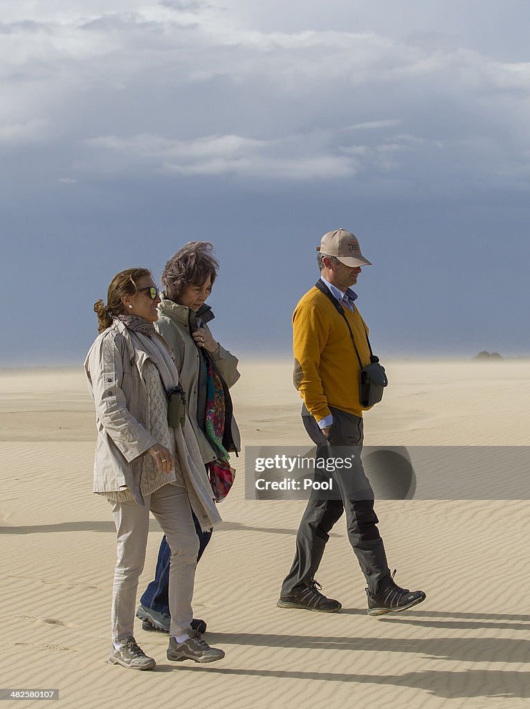 Queen Sofia of Spain Visits Donana National Park