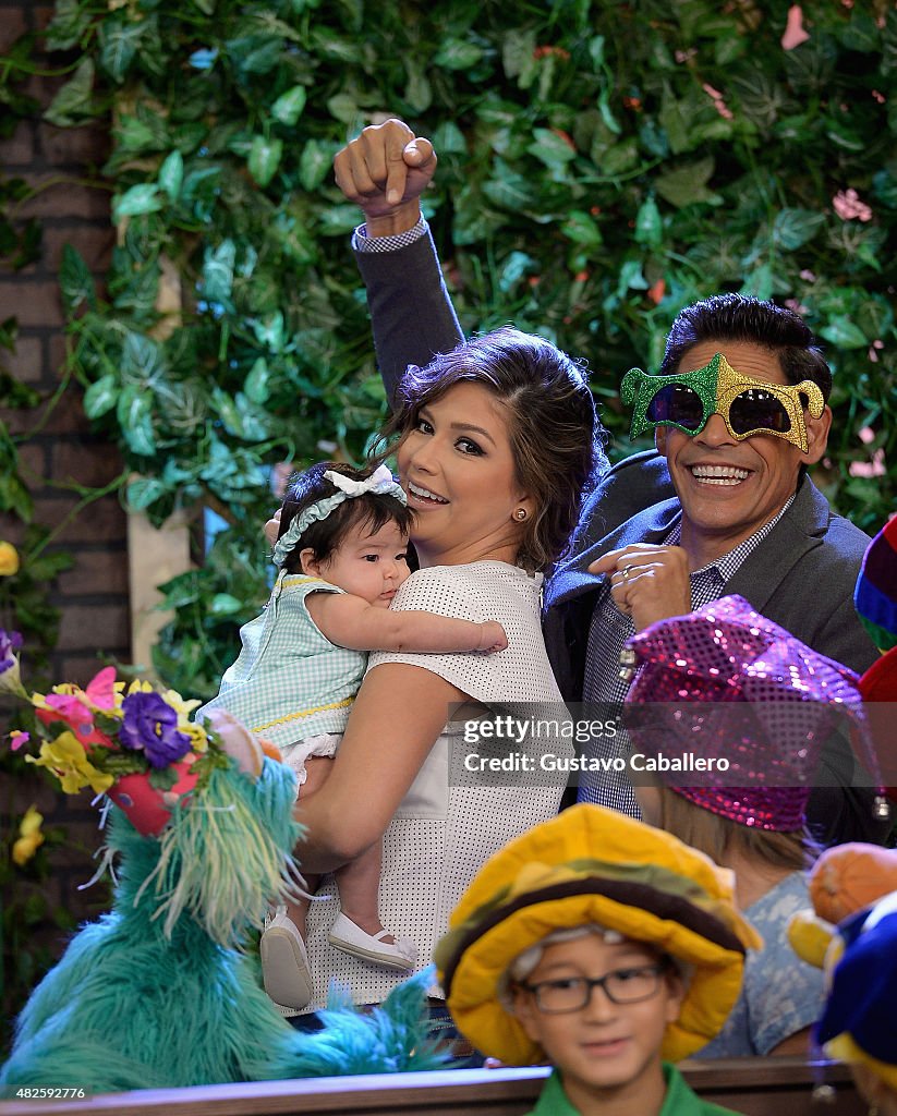 Celebrities On The Set Of Despierta America - July 31, 2015