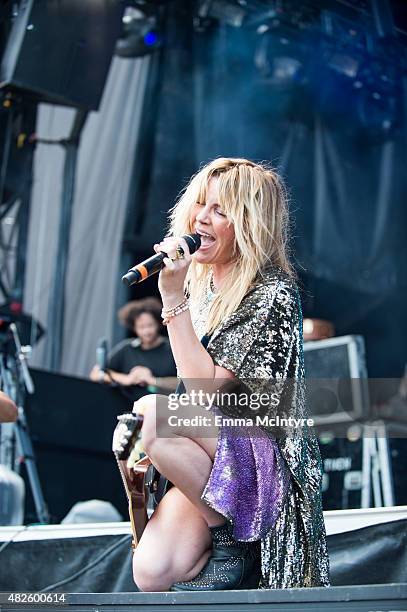 Grace Potter performs on Day One of the Osheaga Music and Arts Festival on July 31, 2015 in Montreal, Canada.