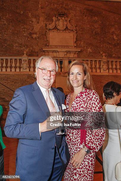 Friedrich von Thun and Gioia von Thun attend the Audi Night 2015 on July 31, 2015 in Salzburg, Austria.