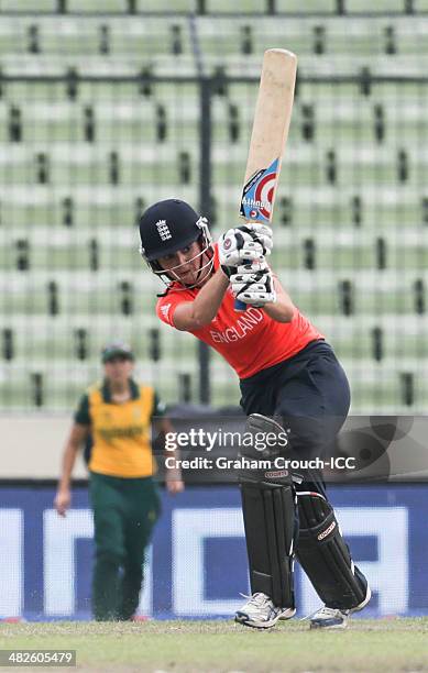 Charlotte Edwards of England batting during the England Women v South Africa Women at Sher-e-Bangla Mirpur Stadium during the ICC World Twenty20...