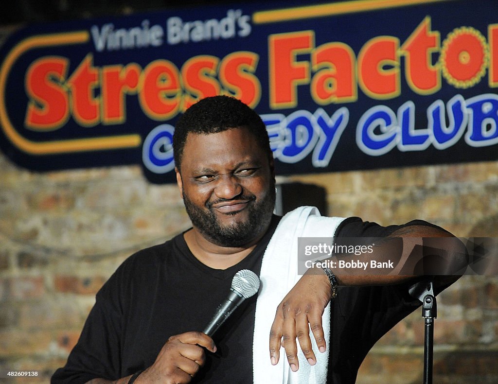 Comedian Aries Spears Performs At Stress Factory Comedy Club