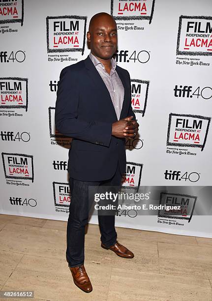 Artistic Director Cameron Bailey attends Film Independent At LACMA presents CAN/LA Screening of "In Her Place" at Bing Theatre At LACMA on July 31,...