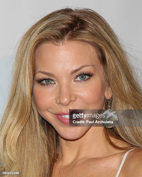 Actress Jennifer Lyons attends the Los Angeles Travel Magazine Endless Summer issue launch at Project on July 31, 2015 in Los Angeles, California.