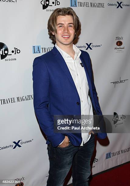 Actor Nicholas Adam Clark attends the Los Angeles Travel Magazine Endless Summer issue launch at Project on July 31, 2015 in Los Angeles, California.