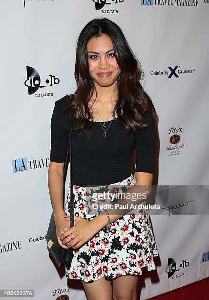Actress Ashley Argota attends the Los Angeles Travel Magazine Endless Summer issue launch at Project on July 31, 2015 in Los Angeles, California.
