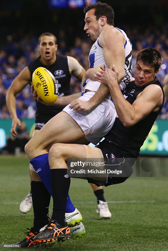 AFL Rd 18 -  Carlton v North Melbourne