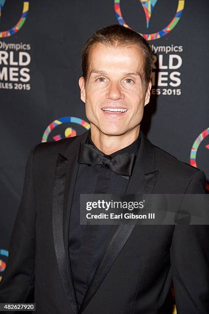 Louis Van Amstel attends the Special Olympics Celebrity Dance Challenge at Wallis Annenberg Center for the Performing Arts on July 31, 2015 in...