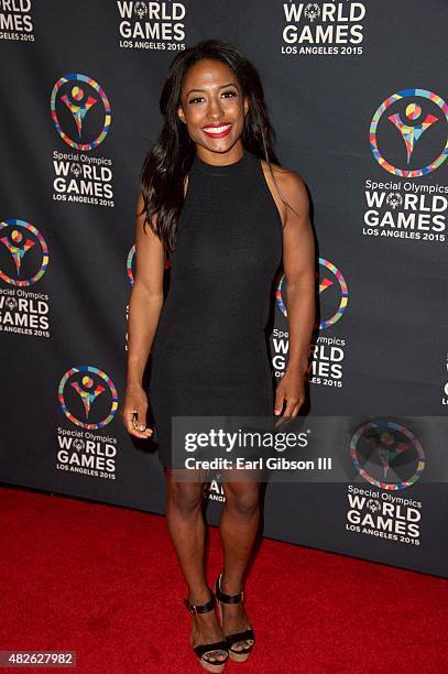 Victoria Anthony attends the Special Olympics Dance Challenge at Wallis Annenberg Center for the Performing Arts on July 31, 2015 in Beverly Hills,...