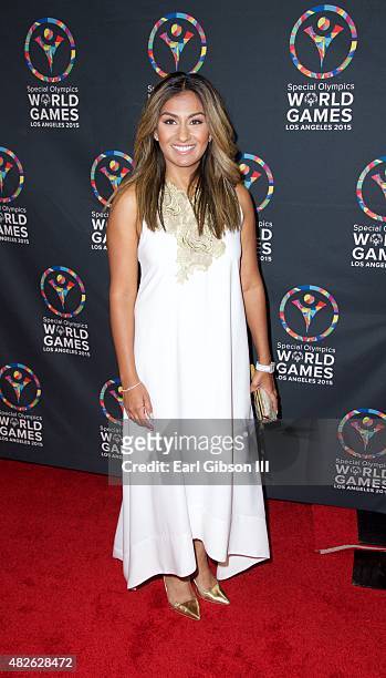 Amrapali Ambegaokar attends the Special Olympics Celebrity Dance Challenge at Wallis Annenberg Center for the Performing Arts on July 31, 2015 in...