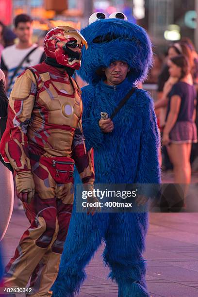 cookie monster - cookie monster stock pictures, royalty-free photos & images