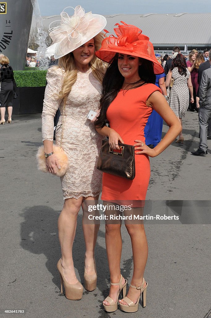 Fashion And Celebrities At Aintree - Day 2 - Ladies Day