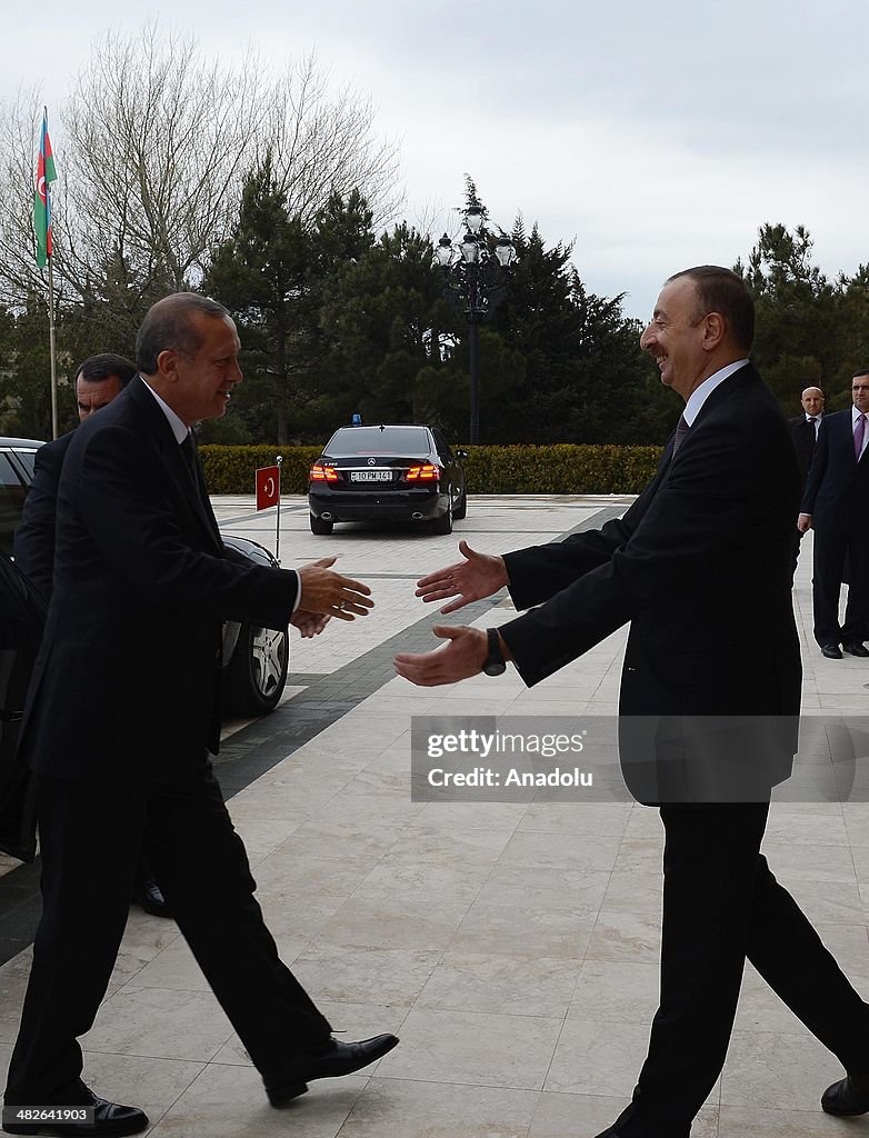 Turkish PM Erdogan in Baku