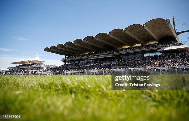 General views on day five of the Qatar Goodwood Festival at Goodwood Racecourse on August 1, 2015 in Chichester, England.