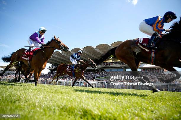 General views on day five of the Qatar Goodwood Festival at Goodwood Racecourse on August 1, 2015 in Chichester, England.