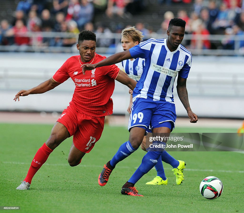 HJK Helsinki v Liverpool FC - Preseason Friendly