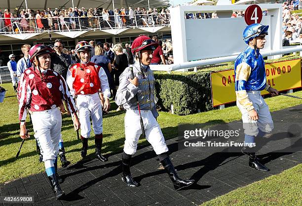 General views on day five of the Qatar Goodwood Festival at Goodwood Racecourse on August 1, 2015 in Chichester, England.