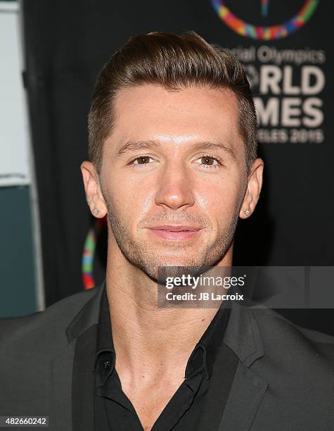 Travis Wall attends the Special Olympics Celebrity Dance Challenge at Wallis Annenberg Center for the Performing Arts on July 31, 2015 in Beverly...