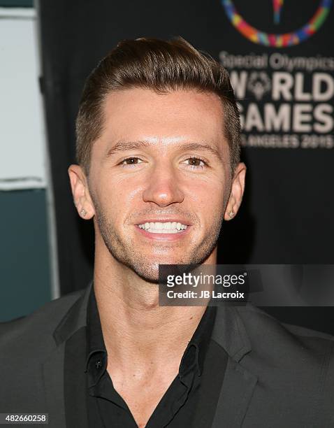 Travis Wall attends the Special Olympics Celebrity Dance Challenge at Wallis Annenberg Center for the Performing Arts on July 31, 2015 in Beverly...