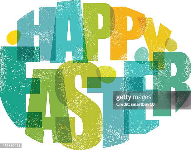 easter message - opal stock illustrations