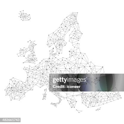 European Network Map Europe Network Map High-Res Vector Graphic - Getty Images