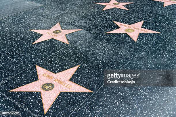 walk of fame hollywood star - britney spears - walk of fame stock pictures, royalty-free photos & images