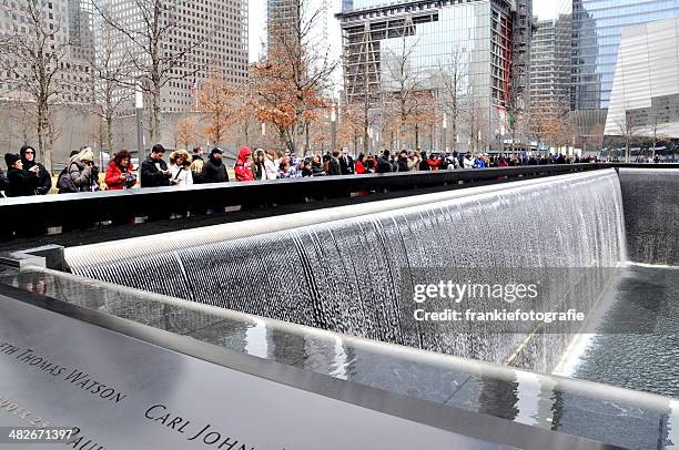 the world trade centre memorial site 1 - memorial stock pictures, royalty-free photos & images