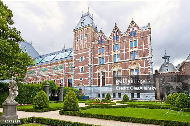 rijksmuseum, amsterdam. - rijksmuseum stockfoto's en -beelden