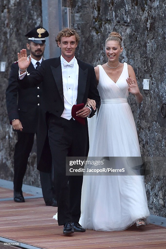 Celebrity Sightings During Pierre Casiraghi And Beatrice Borromeo Wedding