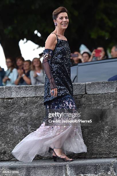 Princess Caroline of Hanover is seen on August 1, 2015 in ANGERA, Italy.