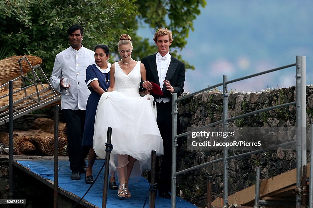 Arrivals At Pierre Casiraghi And Beatrice Borromeo Wedding Reception