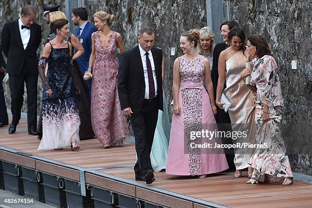 Princess Alexandra of Hanover, Princess Caroline of Hanover, Princess Stephanie of Monaco, Pauline Ducruet and Princess Caroline of Hanover are seen...