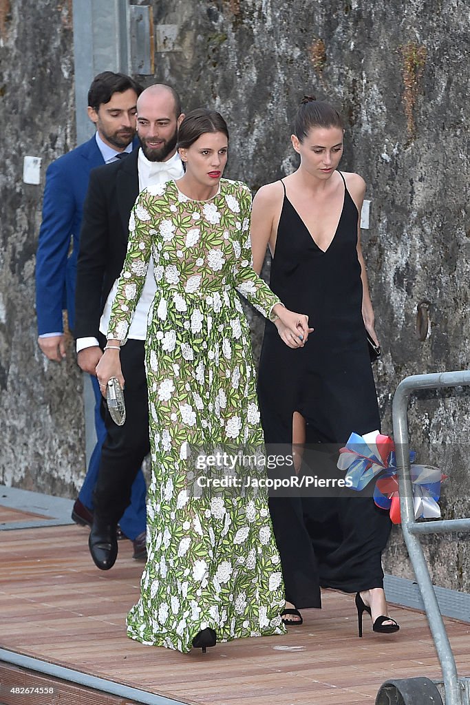 Celebrity Sightings During Pierre Casiraghi And Beatrice Borromeo Wedding