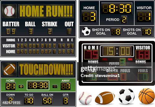 Scoreboards High-Res Vector Graphic - Getty Images
