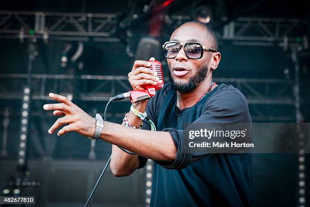 Yasiin Bey aka Mos Def performs on Day 2 of the Osheaga Music and Art Festival on August 1, 2015 in Montreal, Canada.