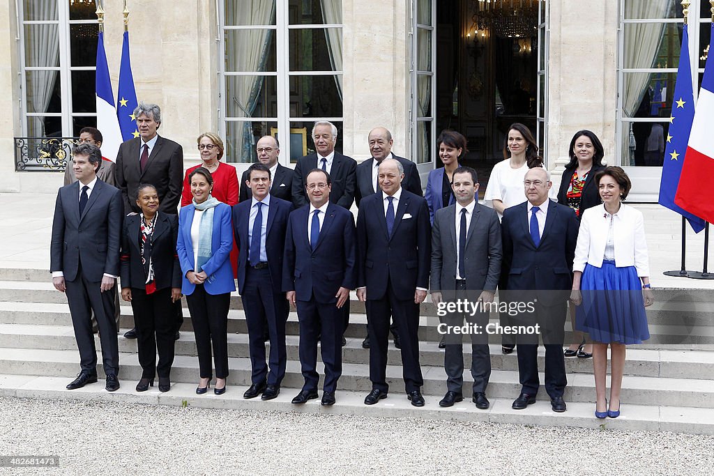 First 'Conseil Des Ministres' Of France New Government At Elysee Palace