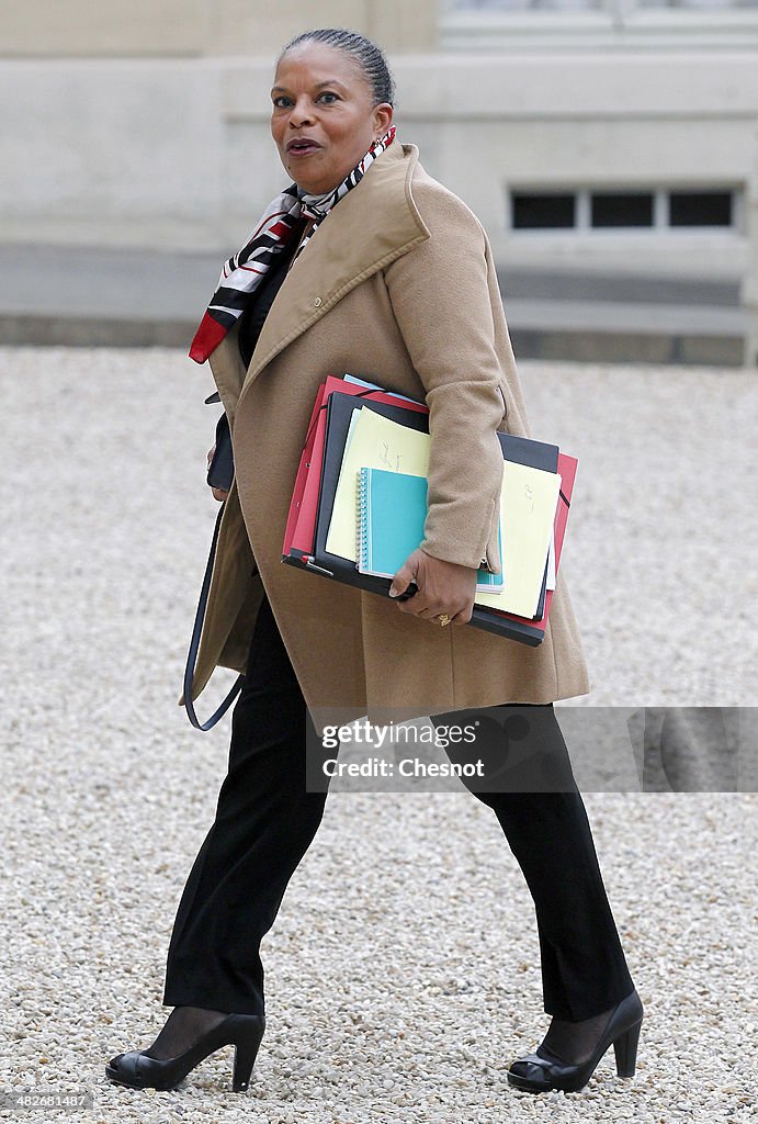 First 'Conseil Des Ministres' Of France New Government At Elysee Palace