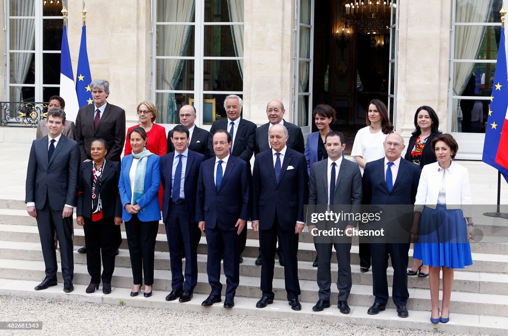 First 'Conseil Des Ministres' Of France New Government At Elysee Palace