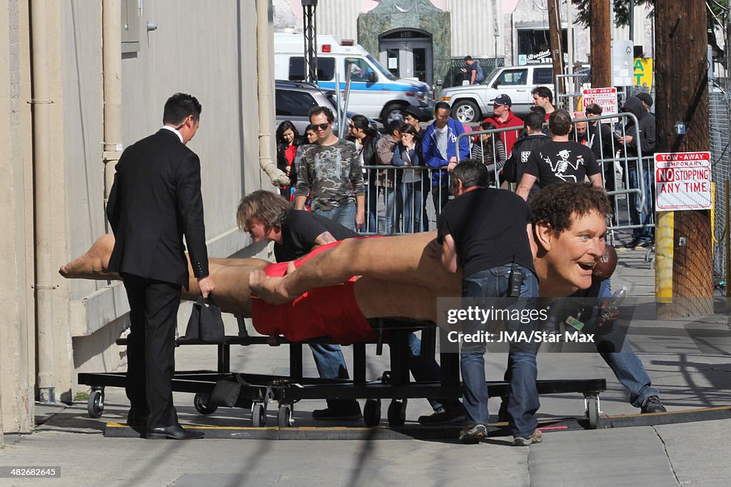 Celebrity Sightings In Los Angeles - April 3, 2014
