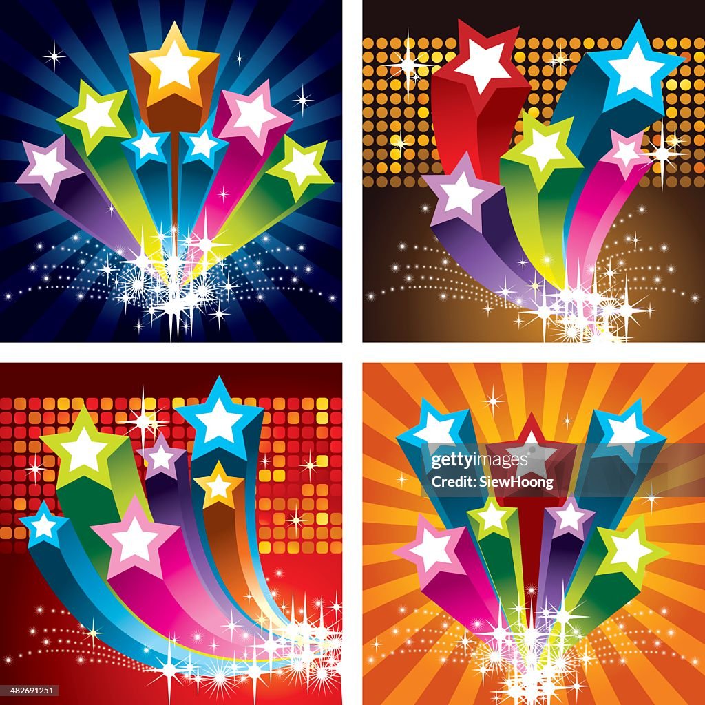Exploding Banner Exploding Star Banners High-Res Vector Graphic - Getty Images
