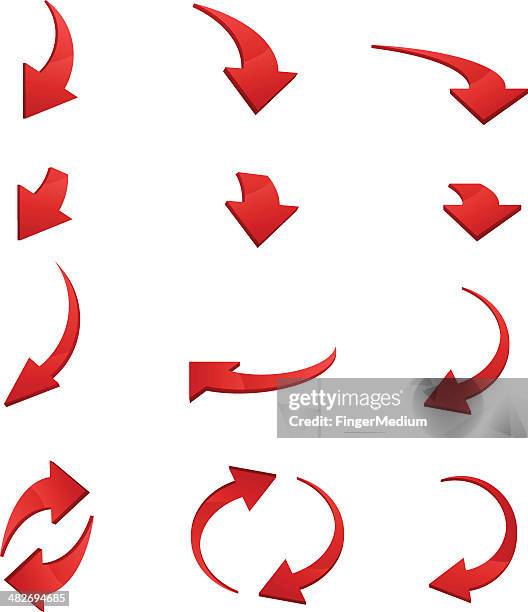 arrows - pushing forward stock illustrations