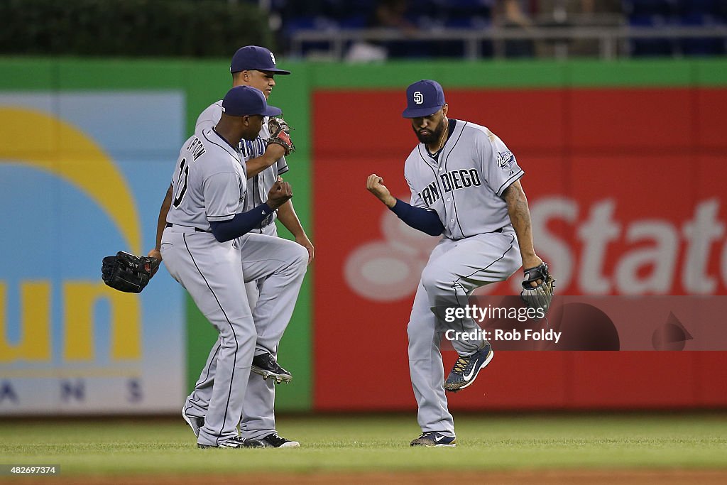 San Diego Padres v Miami Marlins