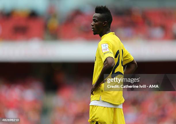 Eric Bailly of Villarreal during the Emirates Cup match between VfL Wolfsburg and Villarreal at Emirates Stadium on July 25, 2015 in London, England.