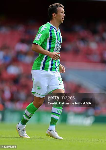 Ivan Perisic of Wolfsburg during the Emirates Cup match between VfL Wolfsburg and Villarreal at Emirates Stadium on July 25, 2015 in London, England.