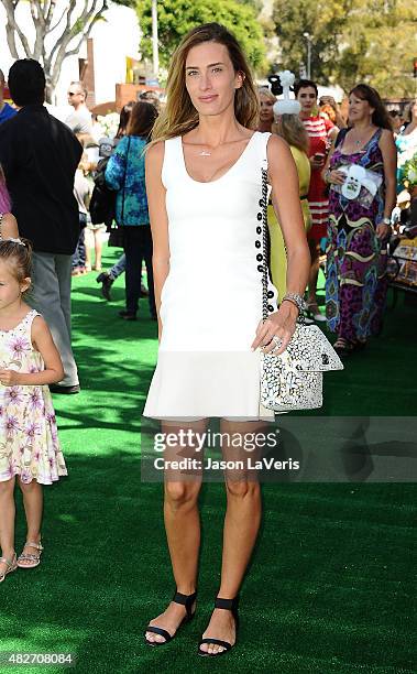 Model Rhea Durham attends a screening of Lionsgate's "Shaun the Sheep Movie" at Regency Village Theatre on August 1, 2015 in Westwood, California.