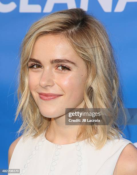 Kiernan Shipka attends the 8th annual Oceana SeaChange summer party on August 1, 2015 in Dana Point, California.