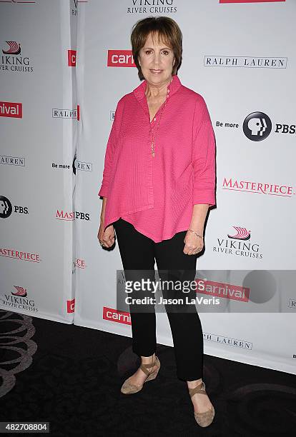 Actress Penelope Wilton attends the "Downton Abbey" cast photo call at The Beverly Hilton Hotel on August 1, 2015 in Beverly Hills, California.