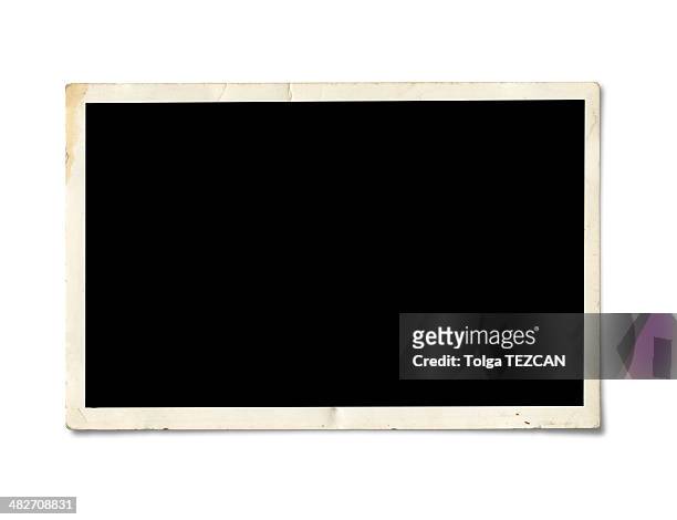 blank photo paper - vintage stock 個照片及圖片檔