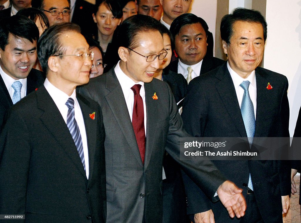 Japan-China-South Korea Trilateral Meeting In Hanoi