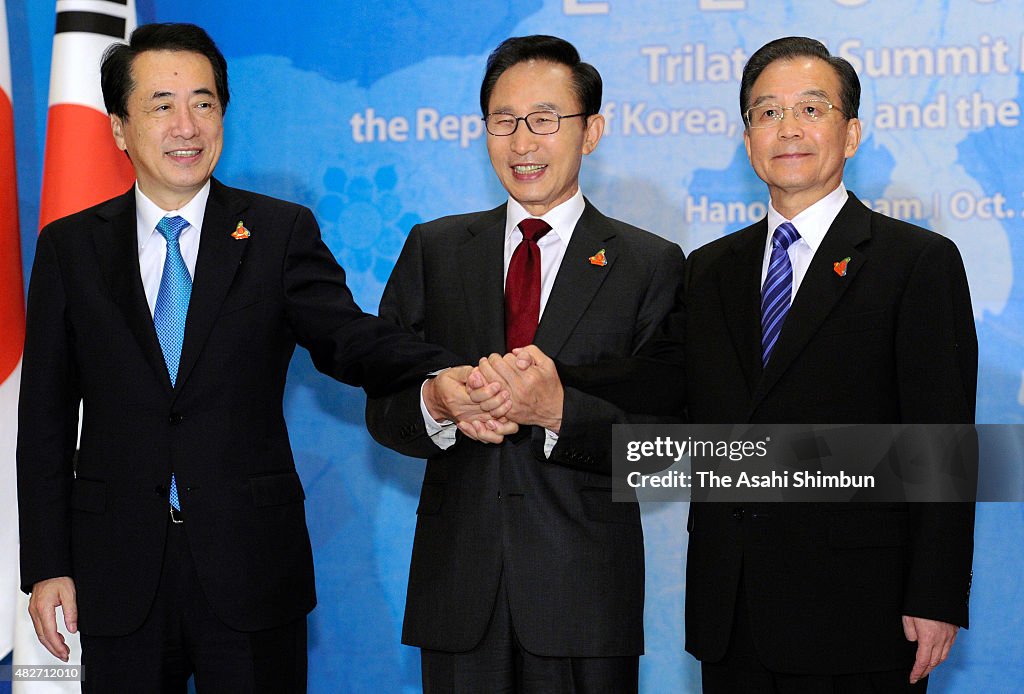 Japan-China-South Korea Trilateral Meeting In Hanoi